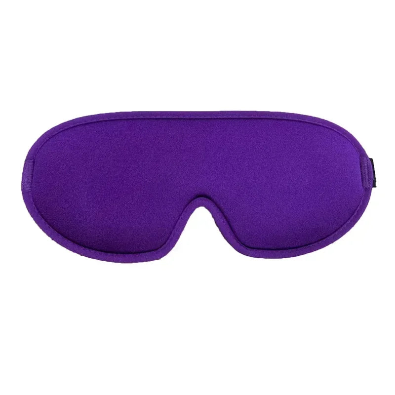 3D Memory Foam Silk Sleep Mask Soft Eye Patches Comfort Three Dimensiona Design Face Sleeping Mask Eyeshade Breathable Women Men