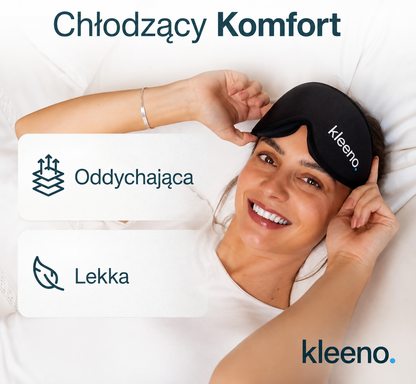 Kleeno Night™ – Maska do spania 3D | 100% zaciemnienia, zero ucisku na oczy
